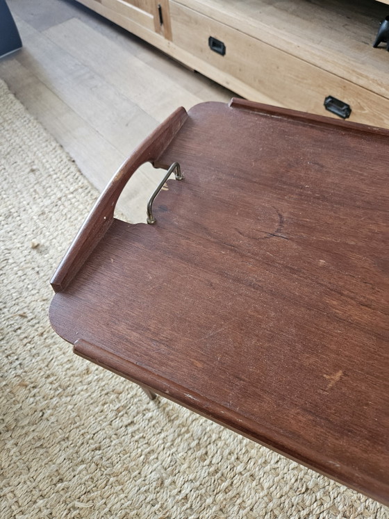Image 1 of Originele Vintage Tixi Tray Table - Bendt Winge voor Aase Dreieri, Ganddal (Noorwegen)