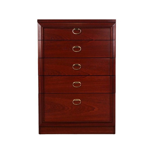 Mahogany chest of drawers, Danish design, 1980s, production: Denmark