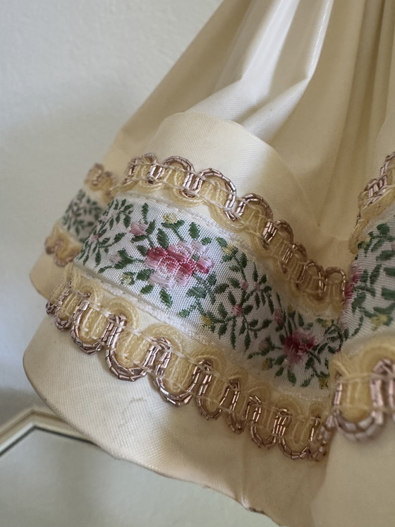 Image 1 of Art Deco emerald crystal lamp