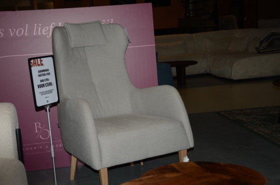 3 x Fauteuil Figo – Textile, Wood (photo 4 of 5)