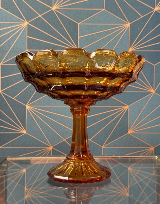 Image 1 of Ankerglas Bernsdorf - Ciotola - Donna - Vetro ambrato - Art Déco