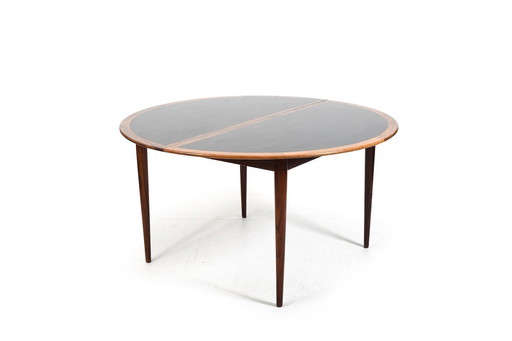 Table de salle à manger Grete Jalk avec Formica pour Poul Jeppesen 1960