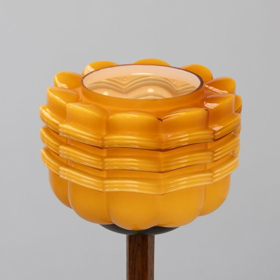 Lampadaire Art Déco – Glass, Wood (photo 6 of 14)