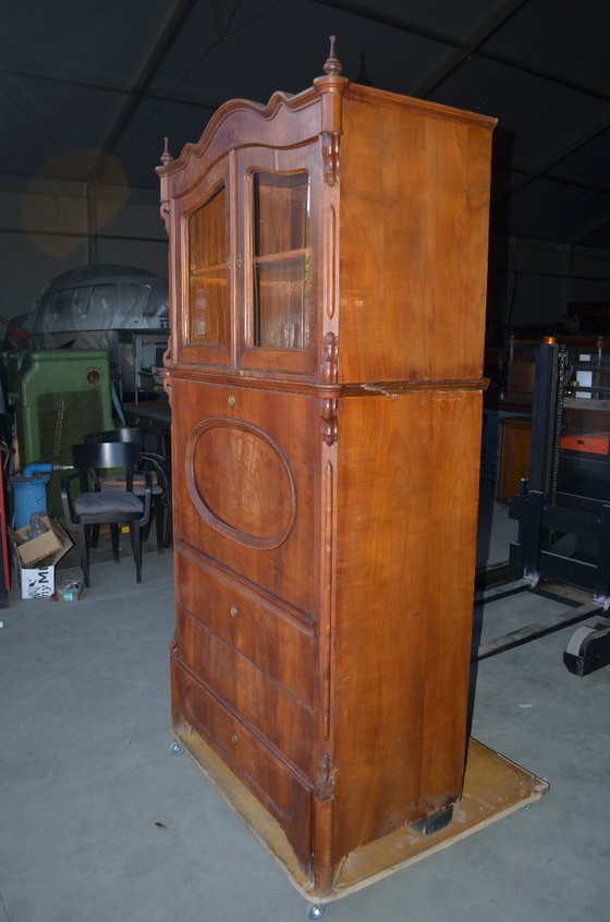 Commode vintage (années 70/80) – Meubles de rangement, Glass, Wood (photo 3 of 6)