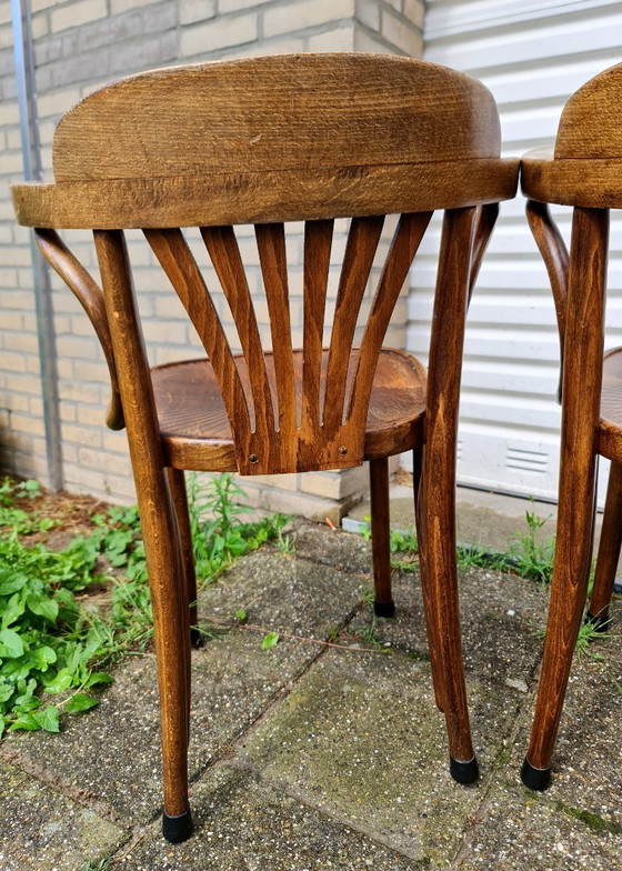 4 ZPM Radomsko (Thonet) Bentwood Chairs Vintage – Dining chairs (photo 10 of 14)