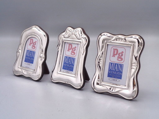 3 cornici argento 925 4x6