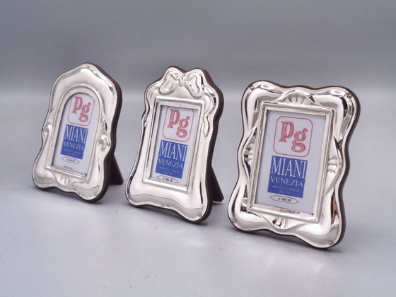 Image 1 of 3 cornici argento 925 4x6