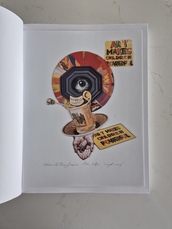 Image 1 of Les Deux Garçons Collage "Vingt-Cinq" (Unicum) with Anniversary Book