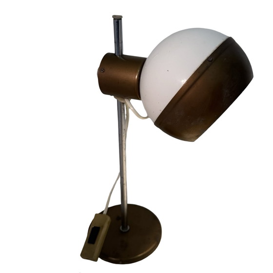 Image 1 of Drukov – 1970er Jahre – Weltraumzeitalter-Design / Pop-Art-Stil – Schreibtischlampe mit Magnethalterung