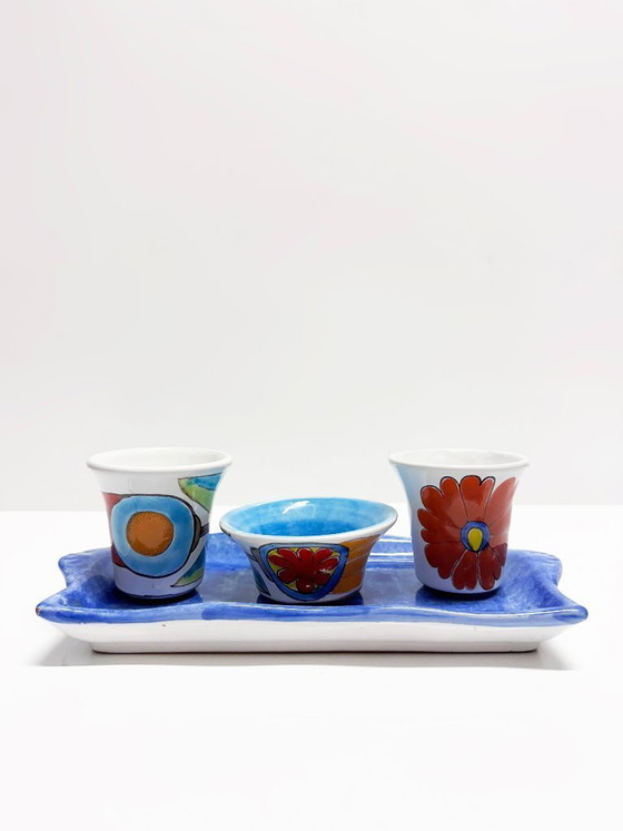 Image 1 of Giovanni de Simone coffee set for two. Italy, 1960s