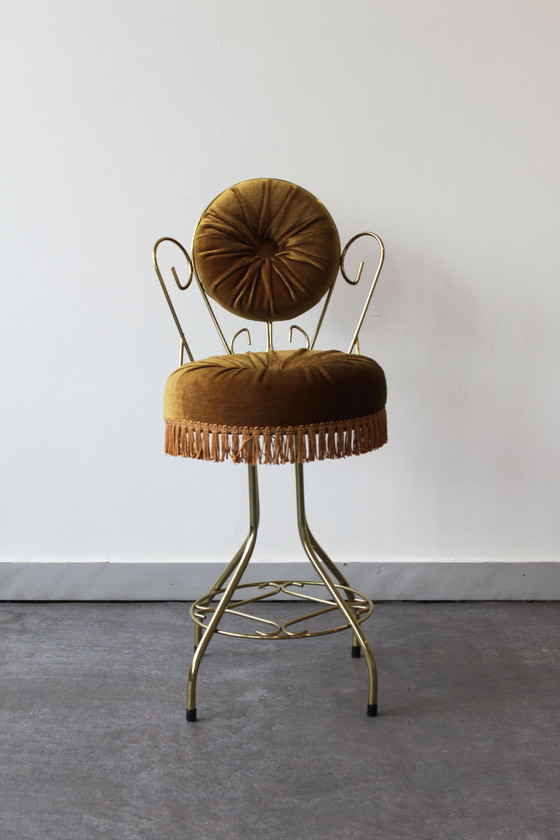 Image 1 of Chaise vintage dite “Coiffeuse”, 50’s.