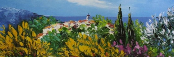 Image 1 of Marcel Belvisi – Provence | Hand-Signed Color Lithograph | French Landscape Art