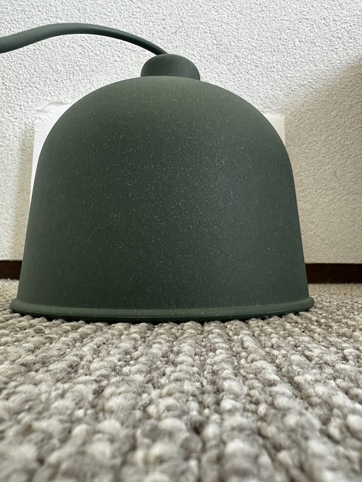 Muuto pendant lamp green with LED lighting