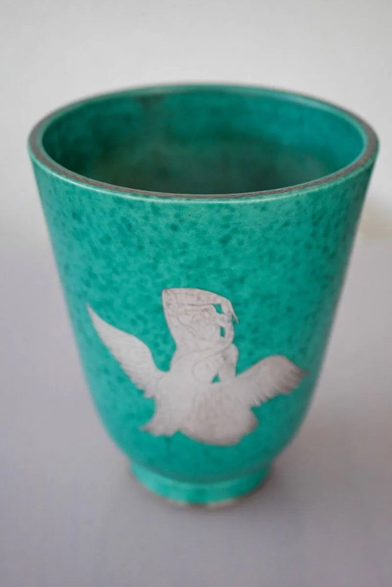 Image 1 of Argenta vase by Wilhelm Kåge for Gustavsberg, 1930s