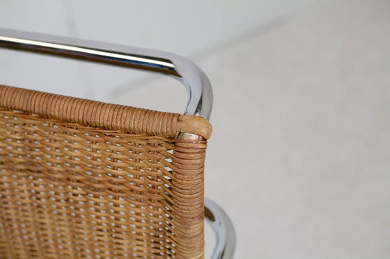 Image 1 of Sillón tubular de acero cromado MR20