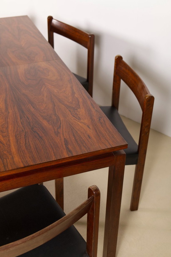 Image 1 of Mesa de comedor Alfred Hendrickx de palisandro, modelo 601, Belform, 1960