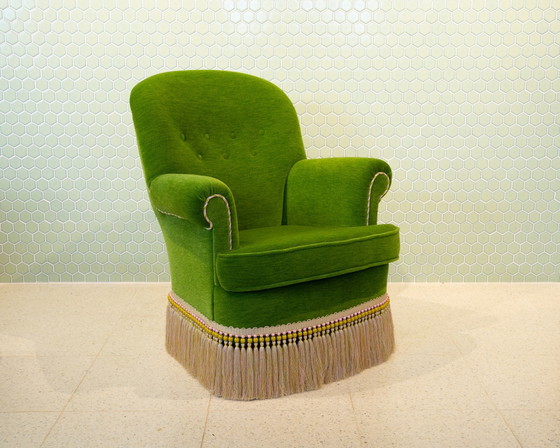Renewed French Charm – houles, Armchairs, Velvet, Wool (photo 3 of 5)
