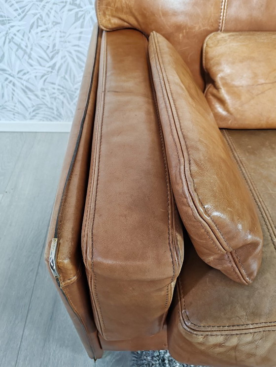 Image 1 of Ensemble canapé et fauteuil en cuir Arcon de Marco Milisich pour Baxter