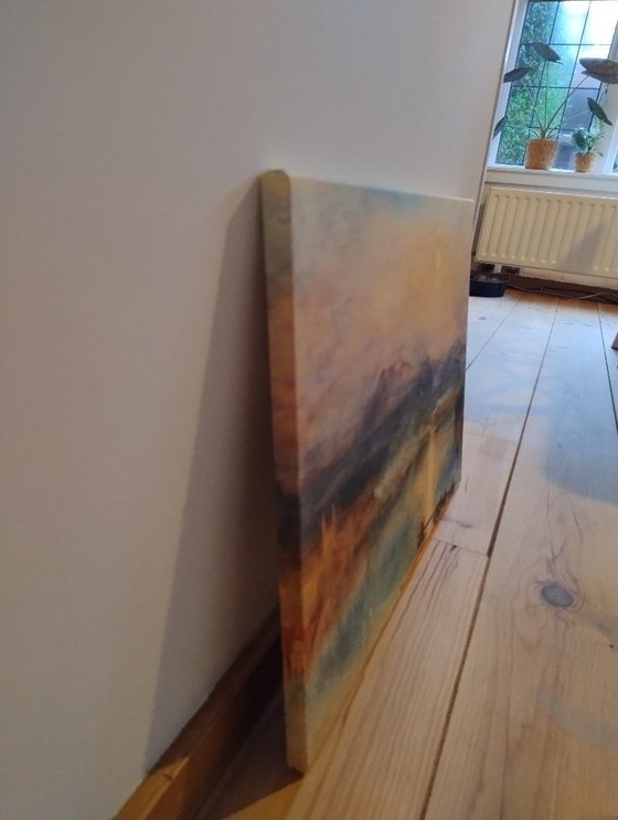 Image 1 of Turner print on canvas - Lake Lucerne