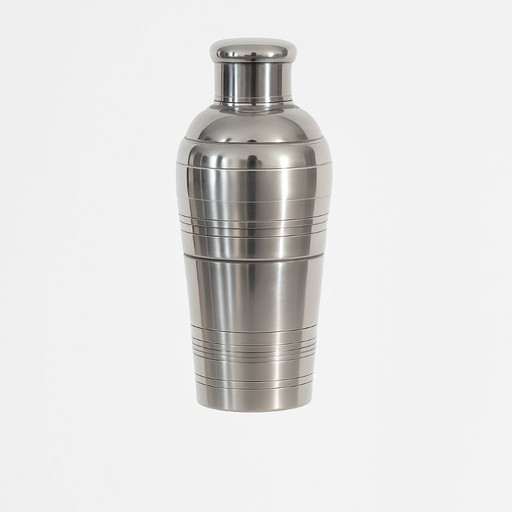 Shaker per cocktail Art Déco: articoli da bar francesi placcati in argento degli anni '20