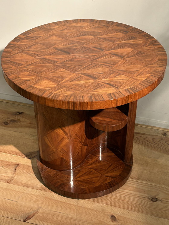 Image 1 of Art Deco Bijzettafel in Pallisander Fineer