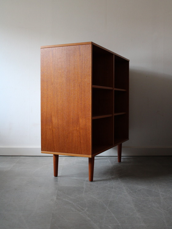 Image 1 of Vintage Danish deep bookcase by Denka Møbler