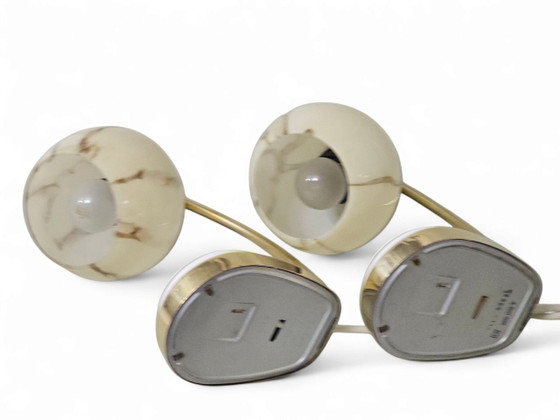 Image 1 of Coppia di lampade da comodino/tavolo sensibili al tocco di Marianne Brandt, Bauhaus