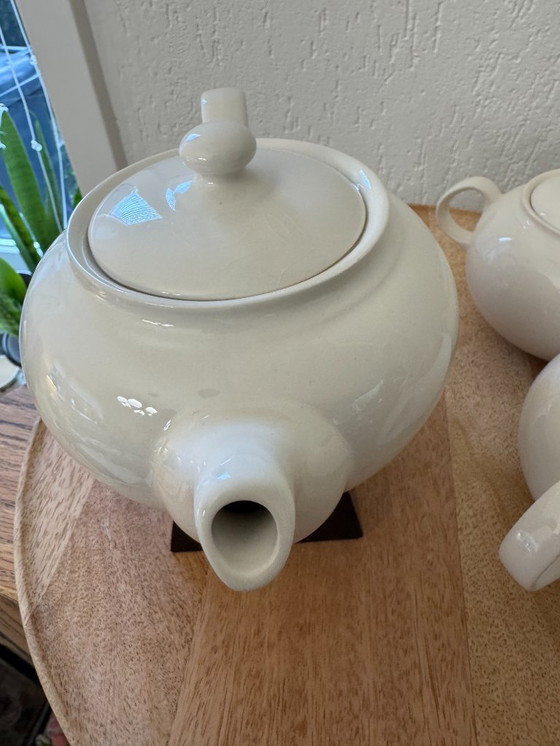 Image 1 of Théière/cafetière Barratts, sucrier et pot à lait/crème