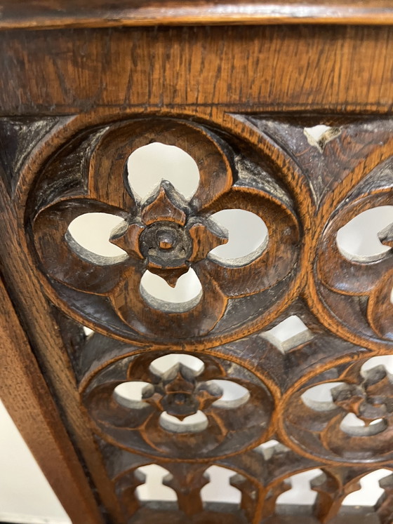 Image 1 of Two Gothic armchairs
