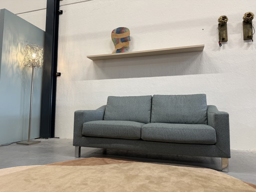 Leolux Antonia Bank 2,5 Zits Blauw stof 