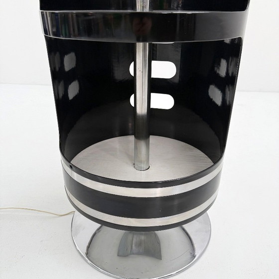 Image 1 of Rotating Bar Cabinet with Lamp in the Style of Joe Colombo, 1960s