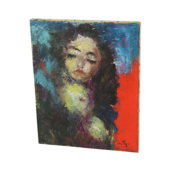 Image 1 of Pintura abstracta de mujer desnuda