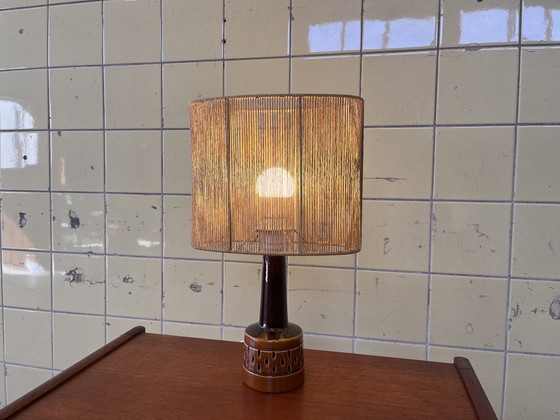 Lampada da tavolo vintage scandinava di Søholm – Lampade da tavolo, Ceramic, Metal (photo 2 of 6)