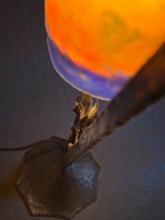 Image 1 of LAMP VAN MULLER BROTHERS, LUNÉVILLE - GESIGNEERD EXEMPLAAR, JAREN 1920