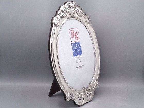 Image 1 of Marco/espejo de plata 925 de 18x24 pulgadas.