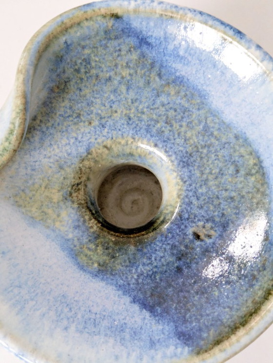 Image 1 of Een paar handgemaakte kandelaars van Duits studiokeramiek uit het midden van de 20e eeuw, Till Sudeck, jaren 60.