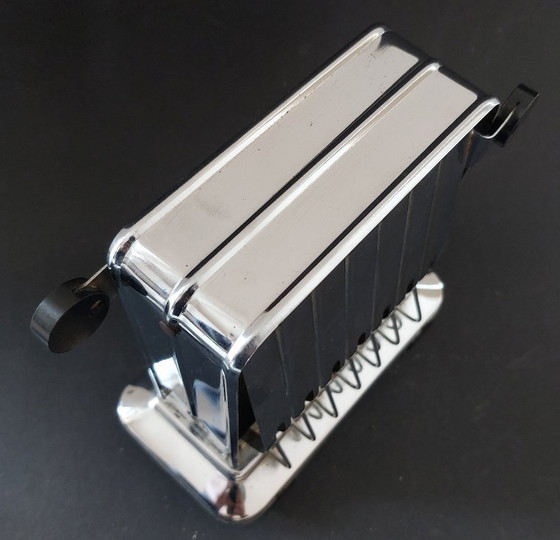 Image 1 of Two Inventum vintage chrome toasters
