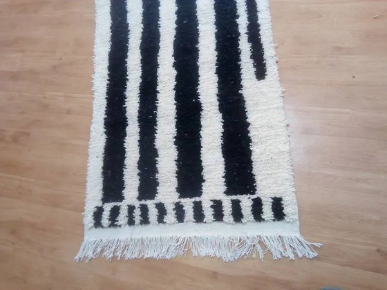 Tappeto passatoia in lana - stile berbero tessuto a mano dal Marocco - 300 x 78 cm – Tappeti, Wool, Cotton (photo 5 of 7)