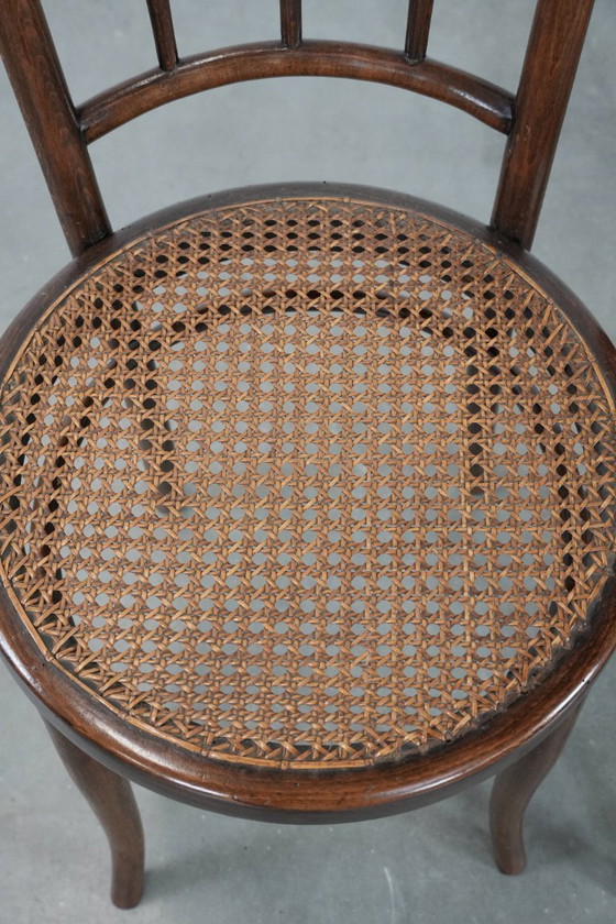 Image 1 of 6 x Wooden vintage bistro chair, Jacob & Josef Kohn Wien