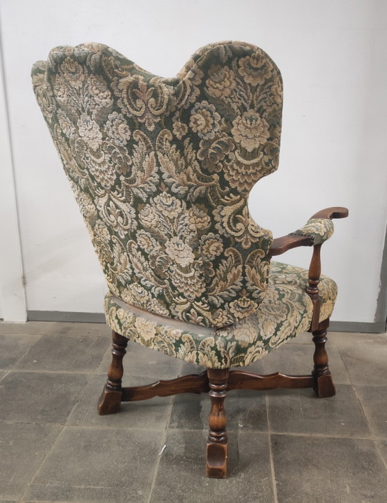 Artifort Fauteuil F297 (1949) Met Gobelin Bekleding – Textile, Wood (photo 3 of 7)