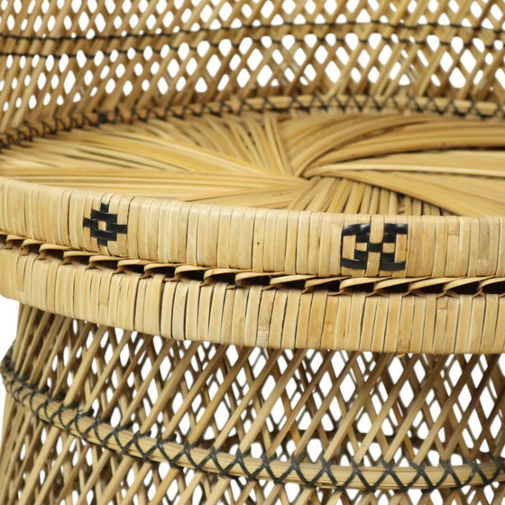 Image 1 of Silla Pavo Real Ratán Silla Emanuelle XL