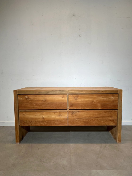 Cómoda de madera maciza de teca. – Aparadores, Wood (photo 3 of 5)