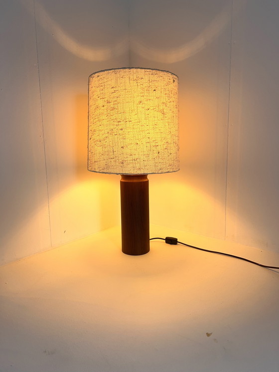 Image 1 of Vintage Teak Table Lamp '60s