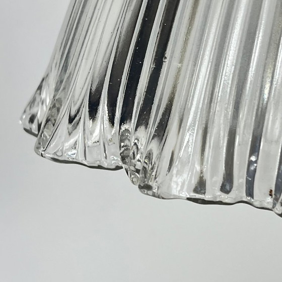 Lampada a Sospensione Industriale Holophane con Globo in Vetro Prismatico – Lampade a sospensione, Glass (photo 3 of 10)