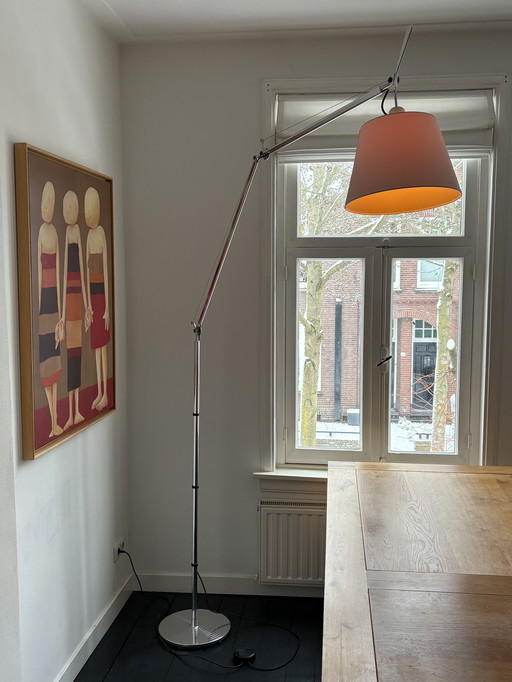 Artemide-Tolomeo Mega Terra Booglamp dimmer alu perkament 32