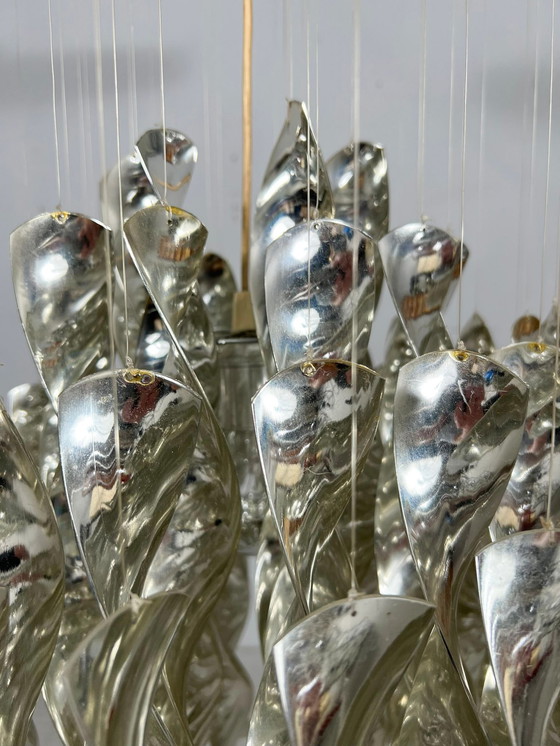 Image 1 of Lampada da soffitto a spirale di Verner Panton per Lüber AG, modello SP1, Germania, anni '70.