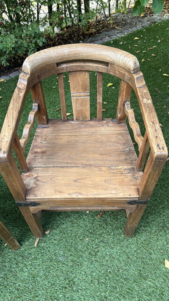 Sedie Vintage Gandhi in Legno – Sedie e poltrone, Metal, Wood (photo 3 of 6)