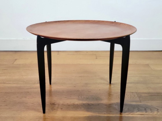 Image 1 of Table plateau vintage par H. Engholm et Svend Aage Willumsen pour Fritz Hansen