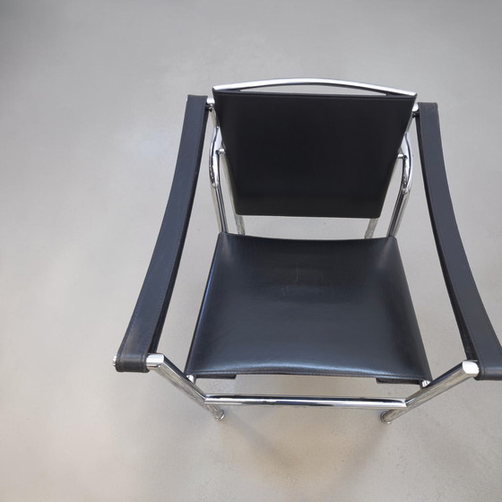 Image 1 of Cassina LC1 Armchair Set of 2 Designer Armchairs Leather Armchairs Chair Le Corbusier