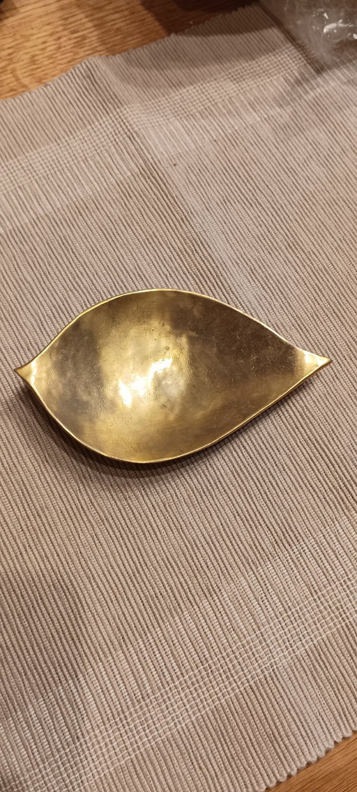 Vintage Edouard Rambaud Paris Vide-Poche / Ciotola - Dorato (14,5 cm)